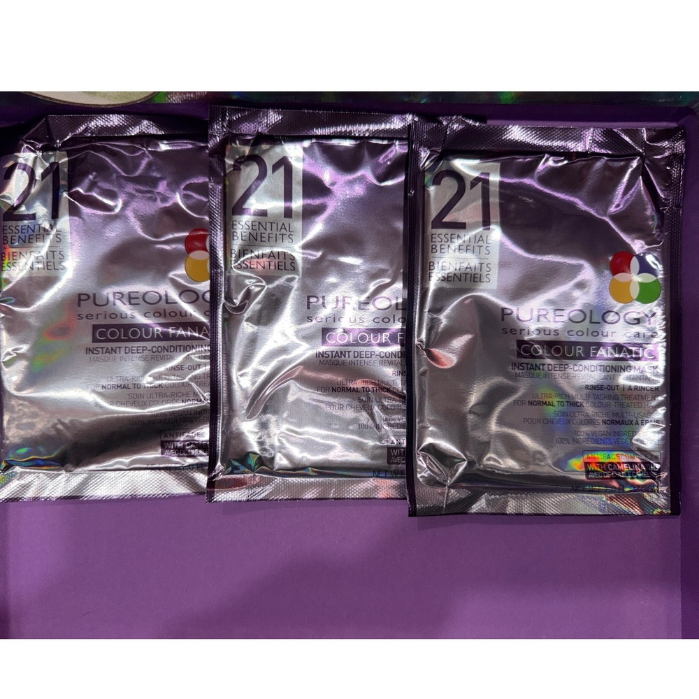 Pureology Colour Fanatic Deep Conditioning Mask 3 Packets travel hair care